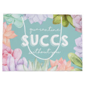 Quarantäne Erfolg ohne Sie Große Geschenktüte (Rückseite)