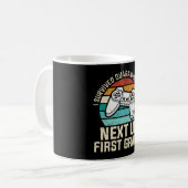 Quarantäne Erster Schullehrer Kinder Gamer Kaffeetasse (Vorderseite Links)