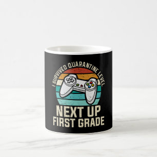 Quarantäne Erster Schullehrer Kinder Gamer Kaffeetasse