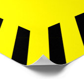 Quarantäne Geburtstagspartei jedes Alters Personal Poster (Ecke)