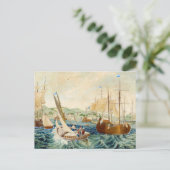 Quarantäne, Insel Staten 1833 Postkarte (Stehend Vorderseite)