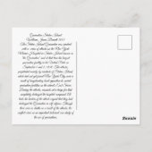 Quarantäne, Insel Staten 1833 Postkarte (Rückseite)