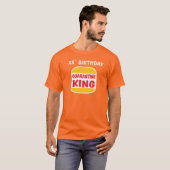 Quarantäne King Birthday T-Shirt (Vorne ganz)