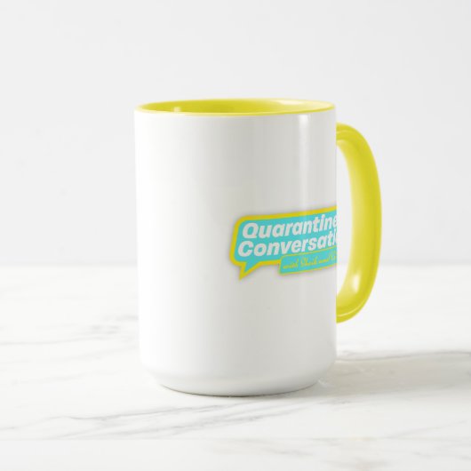 Quarantäne-Konversationen COVID-19 Tasse (VorderseiteRechts)