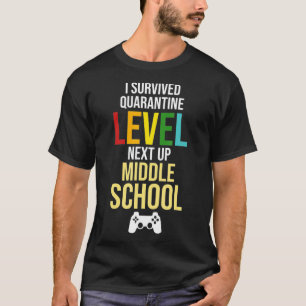 Quarantäne-Level abgeschlossen Zurück zur Schule M T-Shirt