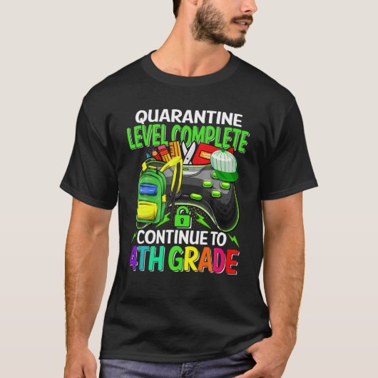 Quarantäne-Level bis zum 4. Grad T-Shirt (Vorderseite)