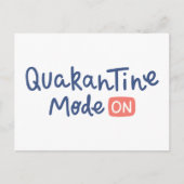 Quarantäne-Modus Ein Postkarte (Vorderseite)