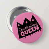 Quarantäne Queen Button (Vorne & Hinten)
