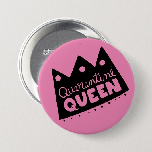 Quarantäne Queen Button (Vorne & Hinten)