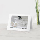 Quarantäne Rum Cake Card Karte (Vorderseite)