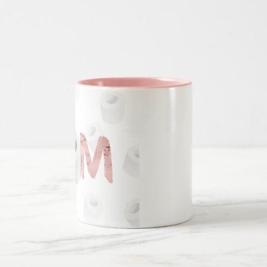 Quarantäne Spaß Muttertag Zweifarbige Tasse (Mittel)