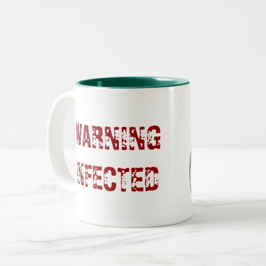 Quarantäne-Tasse Zweifarbige Tasse (Vorderseite Links)