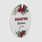 Quarantäne Weihnachten 2020 Foto Family Ornament (Vorderseite)