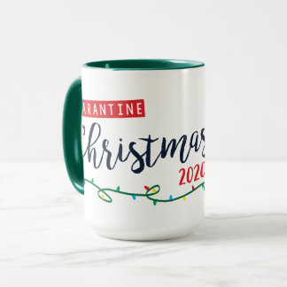 Quarantäne Weihnachten 2020 Tasse, Zwei-Töne, Tass Tasse