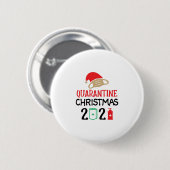 Quarantäne Weihnachten 2021-Weihnachten-Sonne Button (Vorne & Hinten)