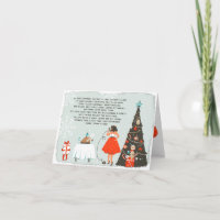 Quarantäne Weihnachtsgedicht Illustriert Holiday