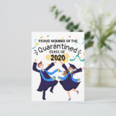 Quarantäneklasse 2020 postkarte (Stehend Vorderseite)