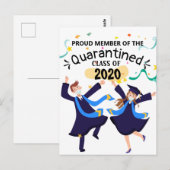 Quarantäneklasse 2020 postkarte (Vorne/Hinten)
