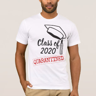 Quarantäneregruppe 2020 Graduierungskappe Tassel T-Shirt
