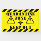 Quarantänezone Banner (Horizontal)