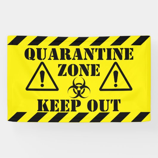 Quarantänezone Banner (Horizontal)