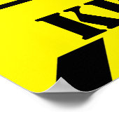 Quarantänezone Poster (Ecke)