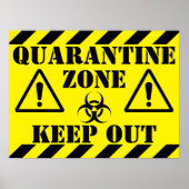 Quarantänezone Poster (Vorne)