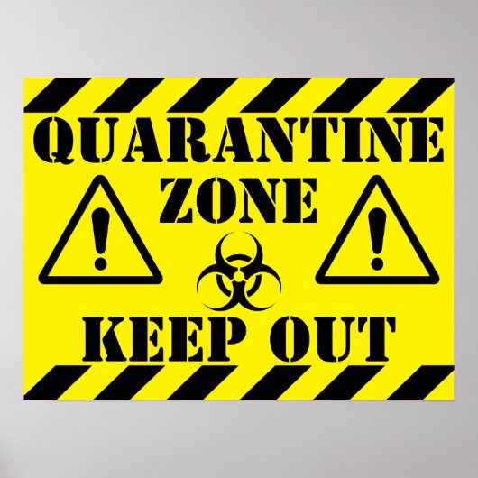 Quarantänezone Poster (Vorne)