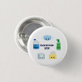 Quaranteam Button (Vorne & Hinten)