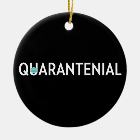 Quarantenial Keramik Ornament (Vorne)