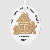 Quarantine 2020 Covid Christmas Tree Ornament (Vorderseite)