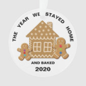 Quarantine 2020 Covid Christmas Tree Ornament (Vorderseite)