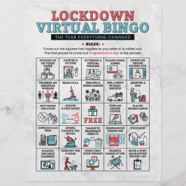 Quarantine Bingo Lockdown Activities