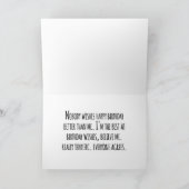 Quarantine Birthday Card - Funny Self Isolation Karte (Innenseite)