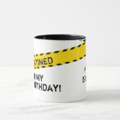 Quarantine Birthday Party, Virtual Birthday Tasse (Zentrum)