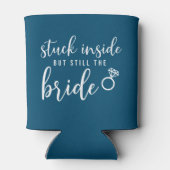 Quarantine Bride Navy Blue Wedding Dosenkühler (Rückseite)