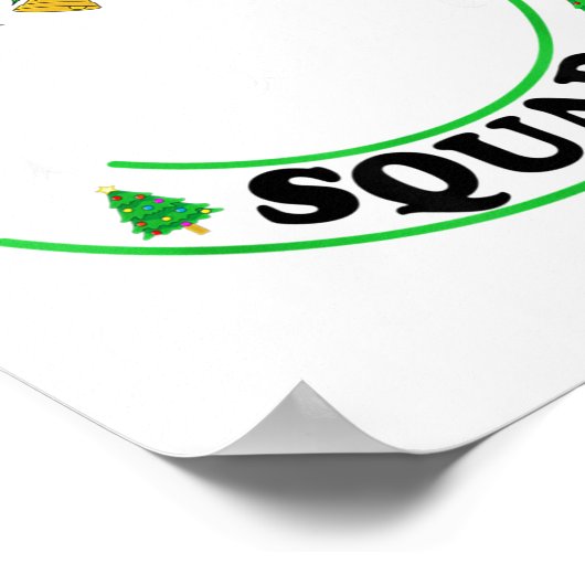 Quarantine Christmas Squad Matching Family Holiday Poster (Ecke)