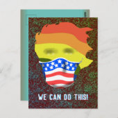 QUARANTINE FACE MASK COVID 19 by Slipperywindow Postkarte (Vorne/Hinten)