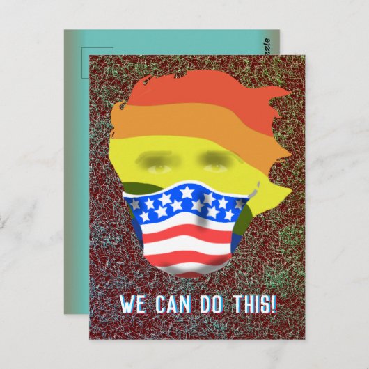 QUARANTINE FACE MASK COVID 19 by Slipperywindow Postkarte (Vorne/Hinten)