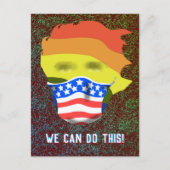 QUARANTINE FACE MASK COVID 19 by Slipperywindow Postkarte (Vorderseite)