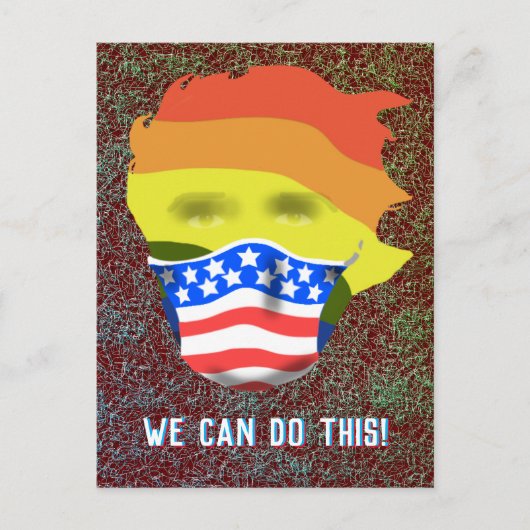 QUARANTINE FACE MASK COVID 19 by Slipperywindow Postkarte (Vorderseite)