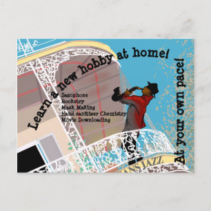 QUARANTINE HOBBIES by Slipperywindow Postkarte