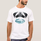 Quarantine house pug T-Shirt (Vorderseite)