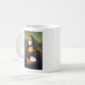 Quarantine Mona Lisa Kaffeetasse (Vorderseite Links)