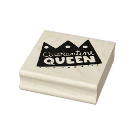 Quarantine Queen Gummistempel