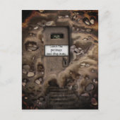 QUARANTINE TROLL FUNNY ISOLATION by Jetpackcorps Postkarte (Vorderseite)