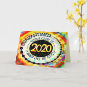 "Quarantined Senior 2020" Inspirivity Karte (Gelbe Blume)