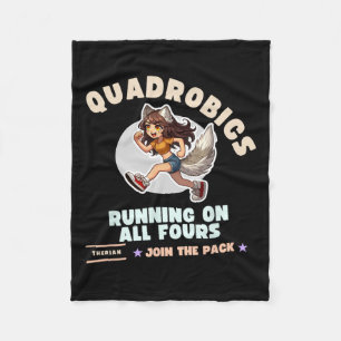 Quardrobics Therian Gear für Teenager Tween Girl F Fleecedecke