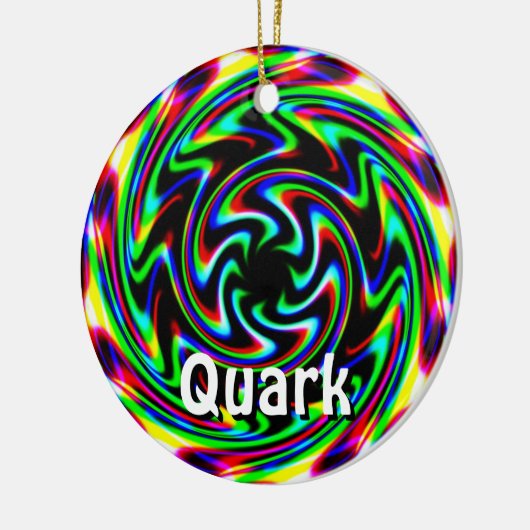 Quark (Ändern der Wörter) Keramik Ornament (Links)