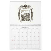 Quarles Emblem-Kalender der grotesken 1600s Kalender (Mär 2027)